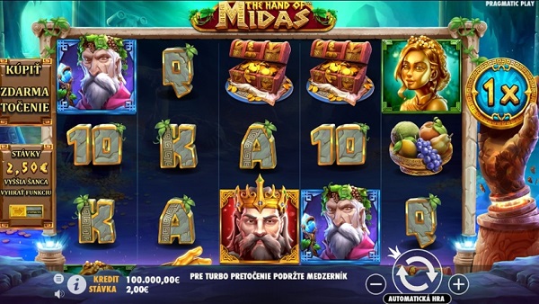 The Hand of Midas Trò chơi đổi thưởng biến tất cả của bạn thành vàng