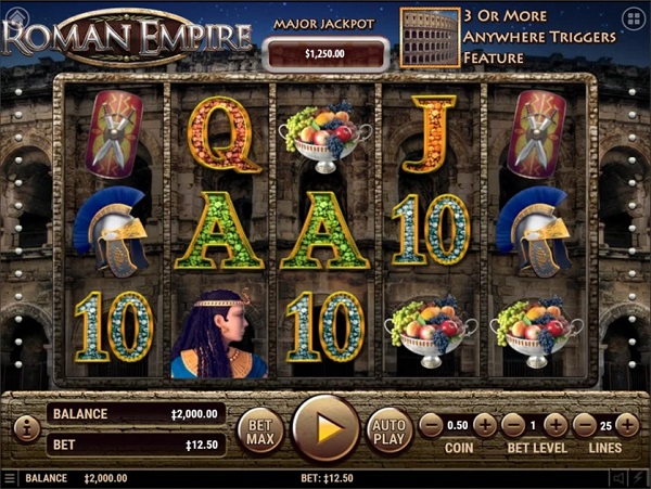 Roman Empire – Slot game dễ chơi dễ trúng