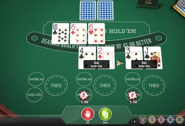 Kinh nghiệm 2 Hand Casino Hold'em chuẩn tăng tỷ lệ thắng 79%